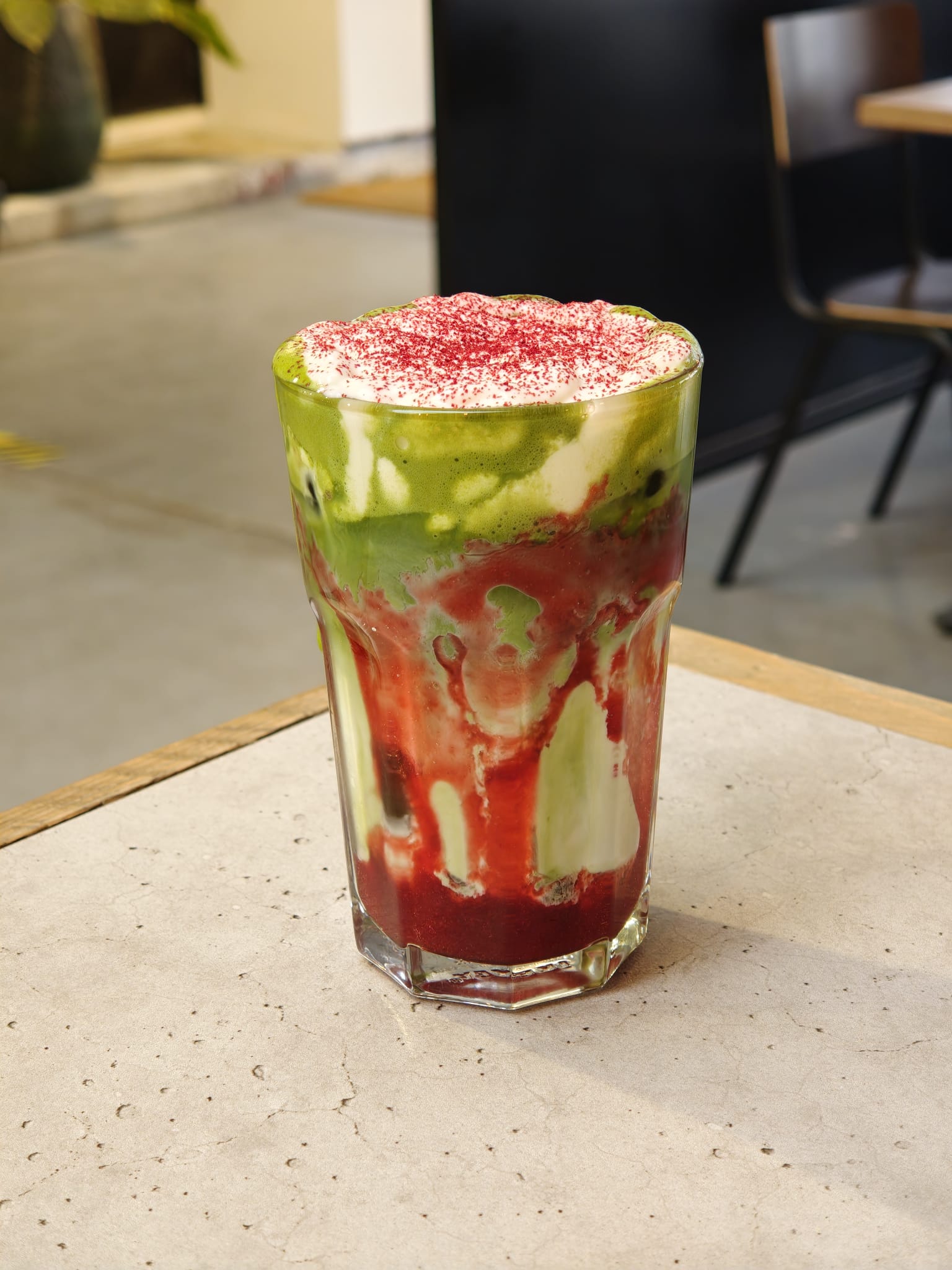 Matcha framboise